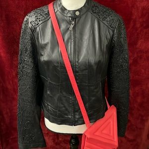 Bebe Genuine Leather Jacket 🔥
